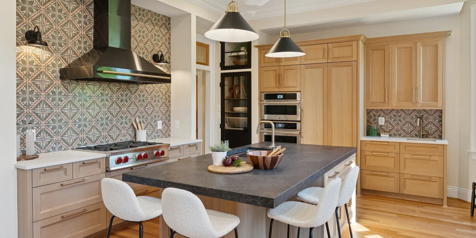 Washington, D.C. Terracotta Kitchen Backsplash