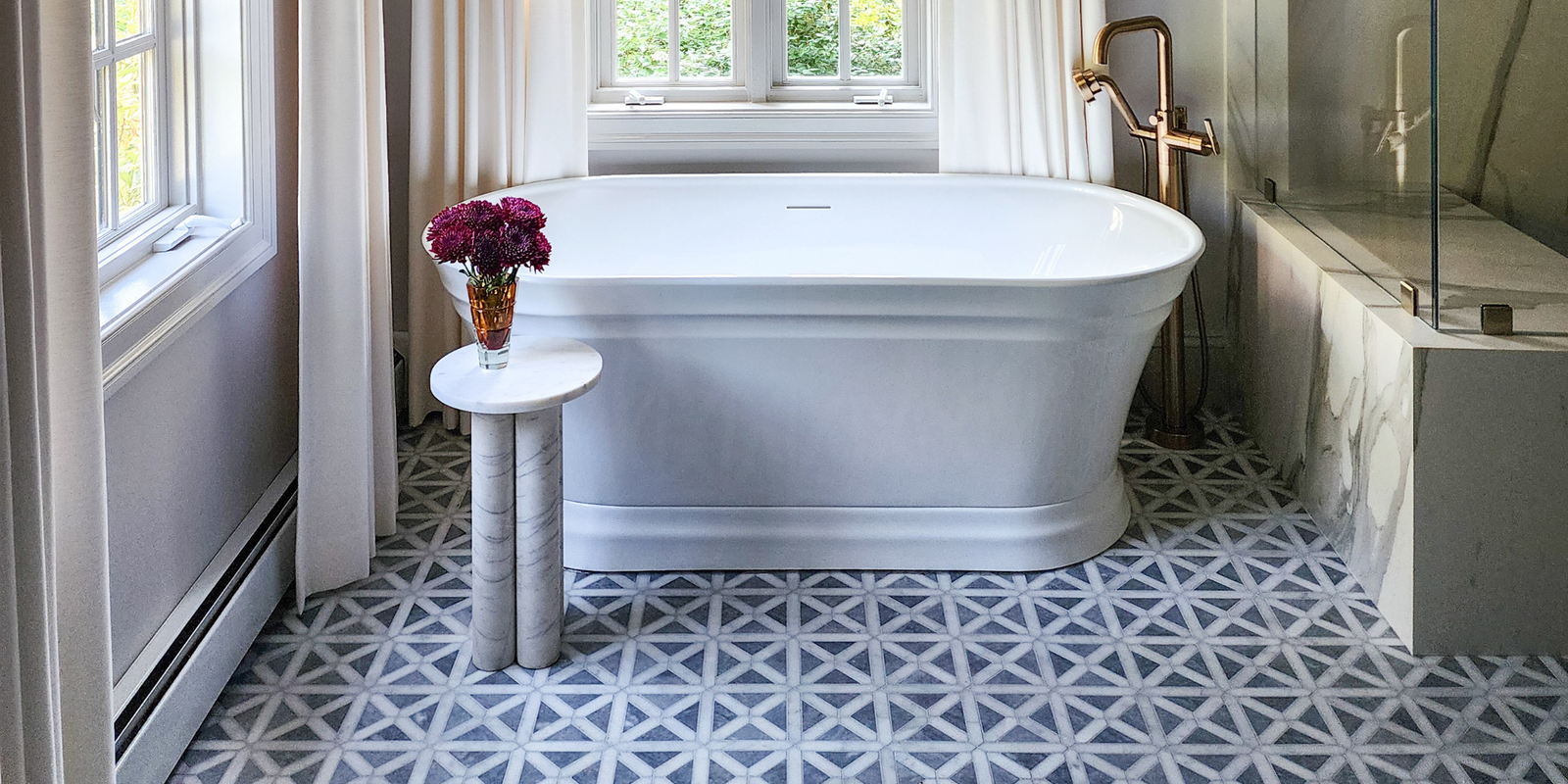 Pattern Sets the Tone with Meridian Marble Mosaic