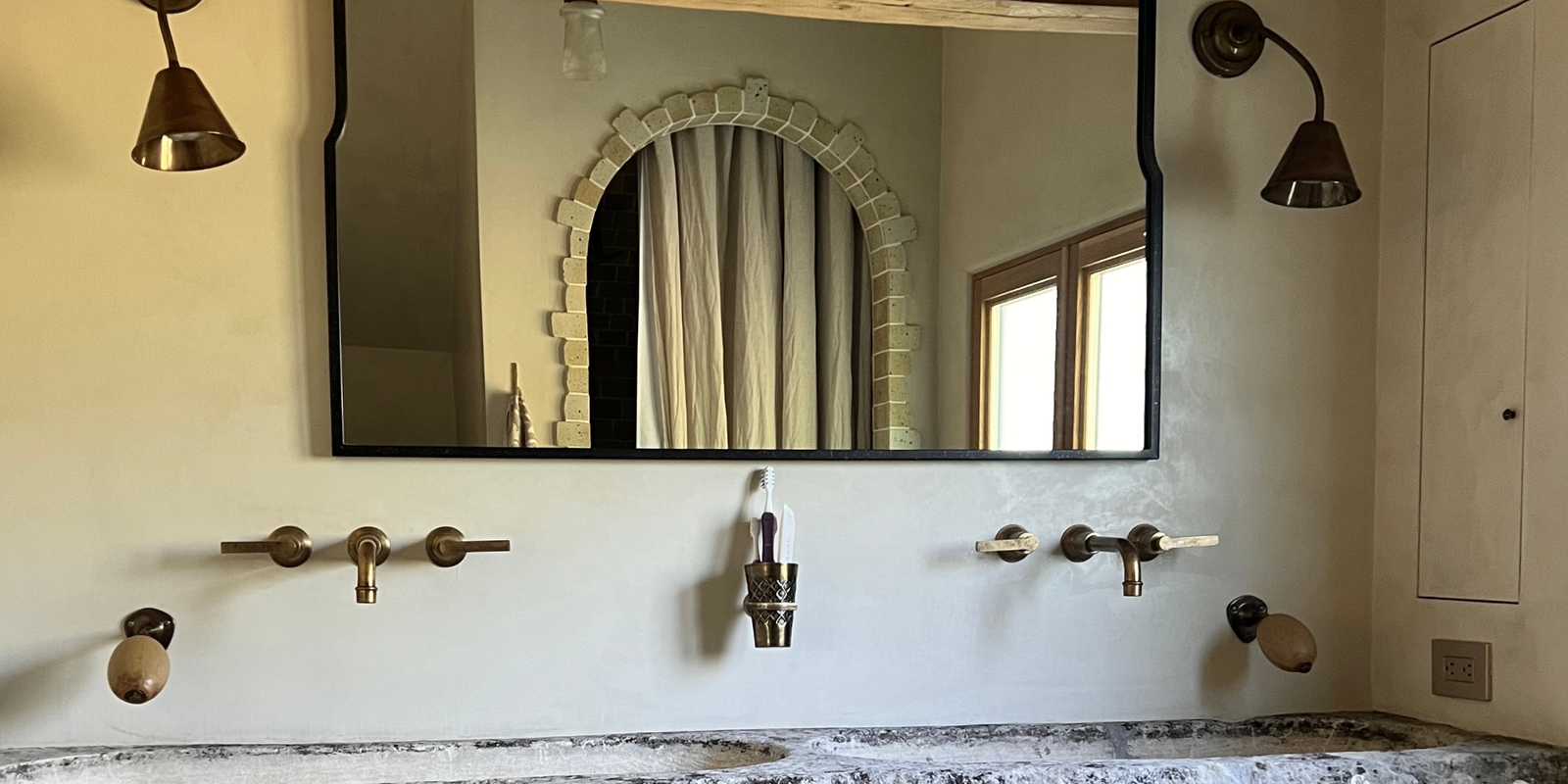 Farmhouse Bathroom Design with Lauren Liess Habitat TERRA Tile