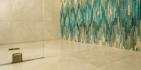 Blue Shower Mosaic - Architessa