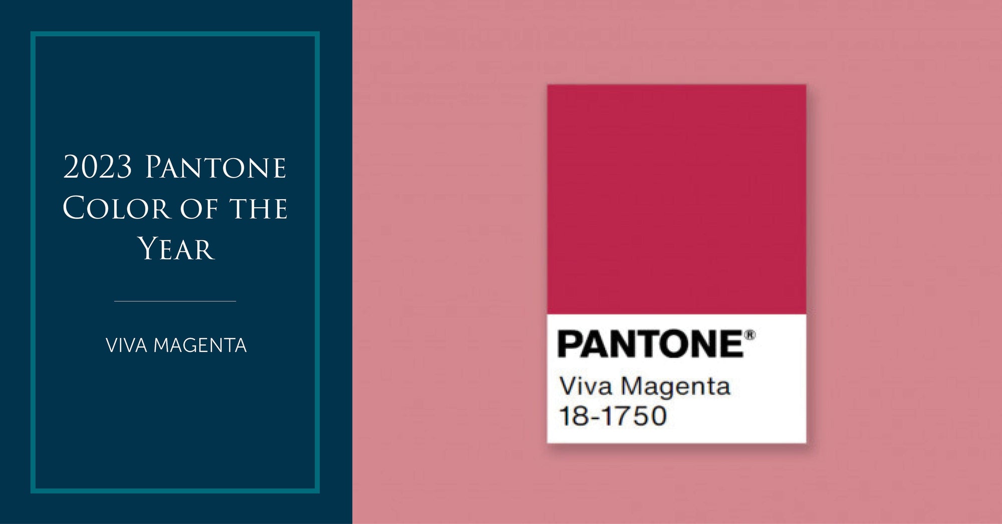 2023 Pantone Color of the Year - Viva Magenta - Architessa