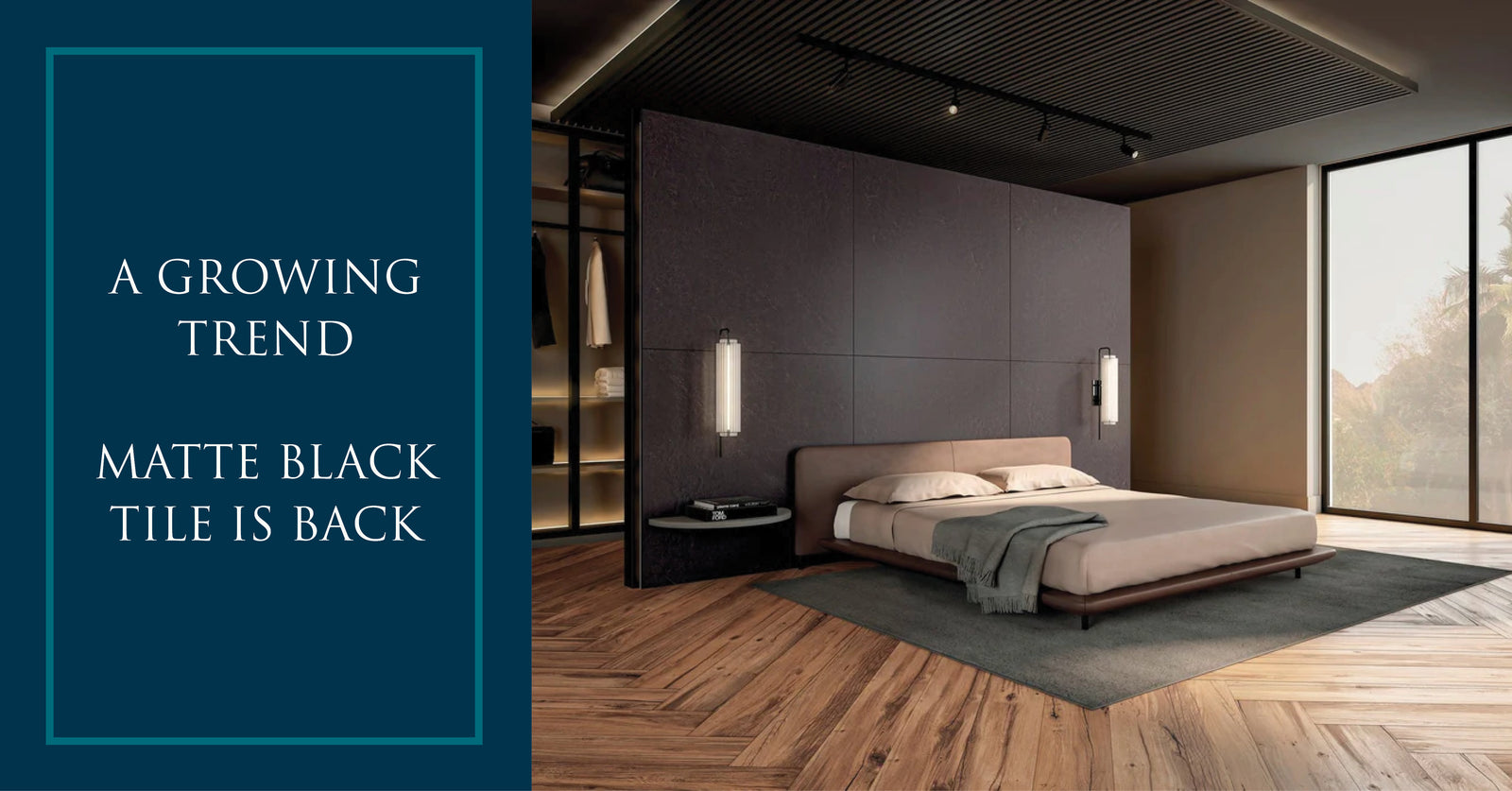 A Growing Trend: Matte Black Tile is Back - Architessa