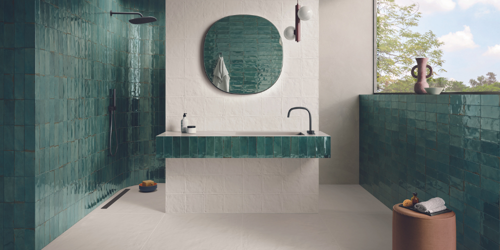 New Porcelain Tile TESUQUE is a Collision of Terracotta and Majolica Looks
