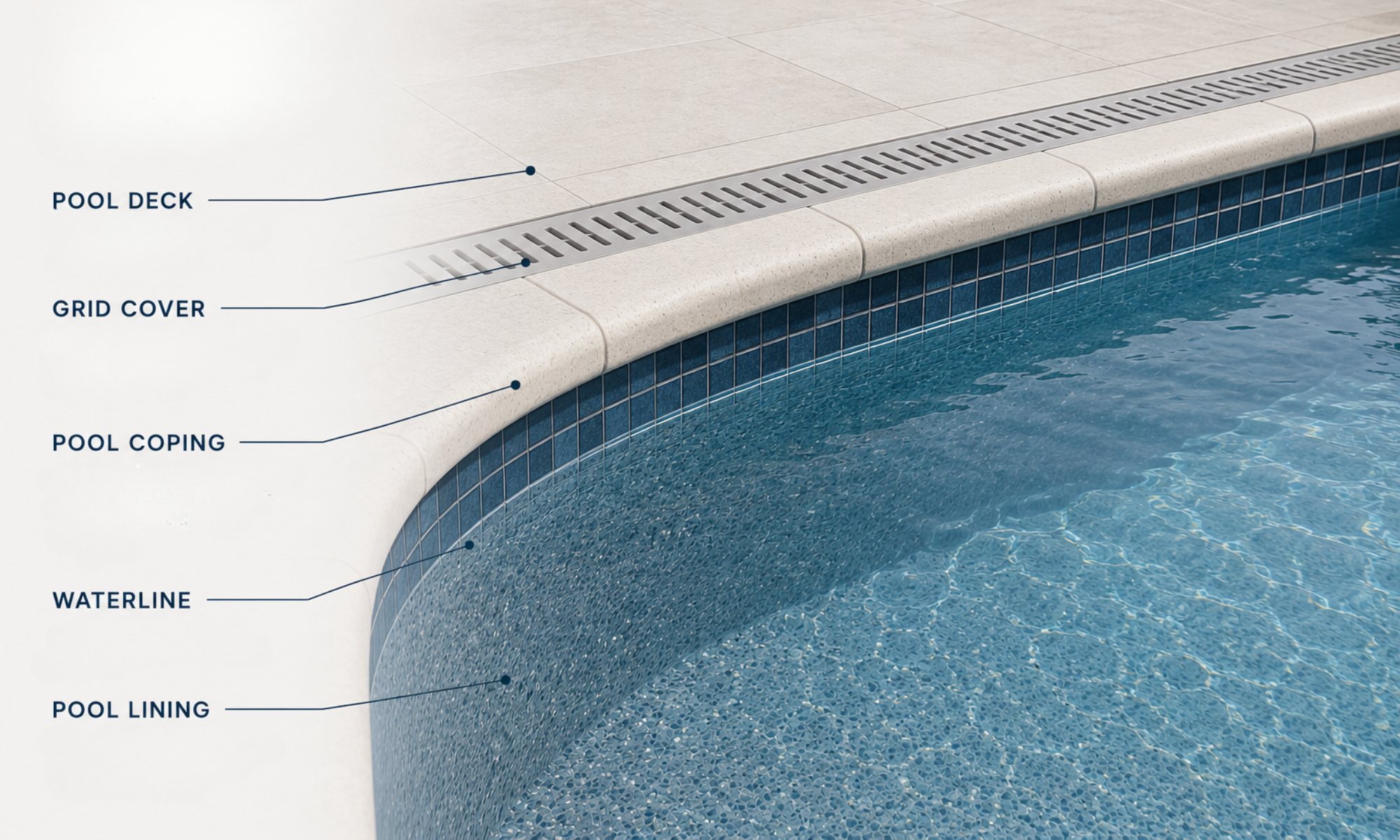Pool Tile | Pool Coping, Waterline and Deck Tiles - Architessa