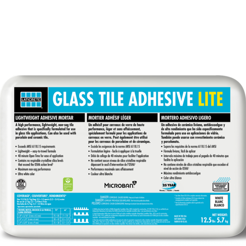 Thinset - Glass Tile