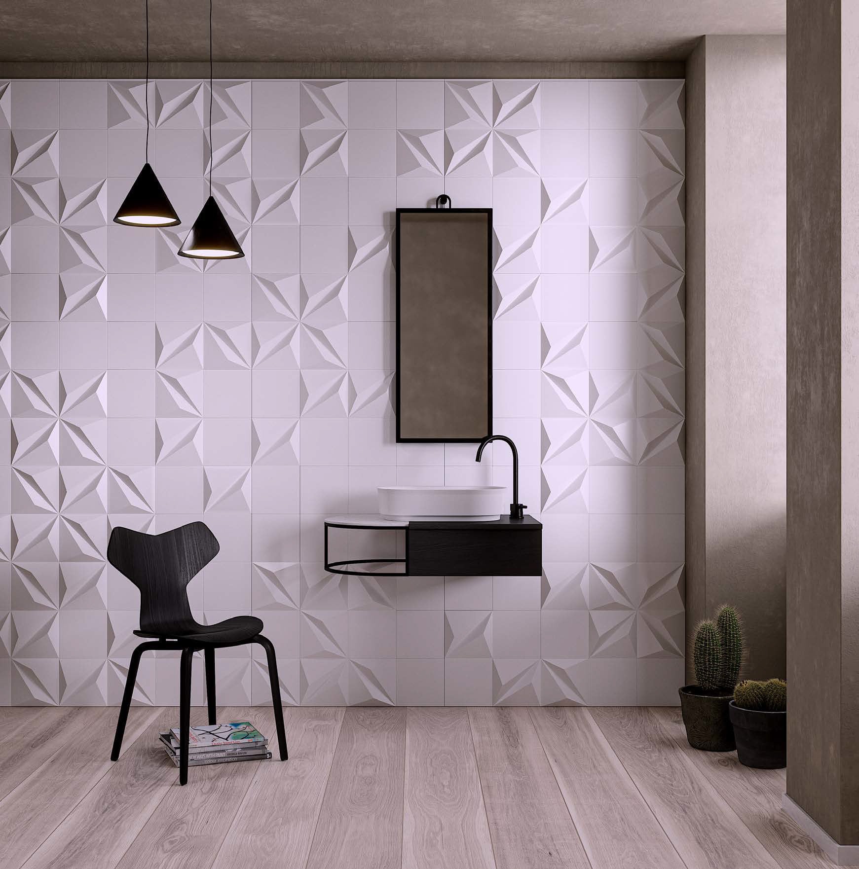 Capsule Pattern Tile Capsule | 3D Deco Tiles - Architessa