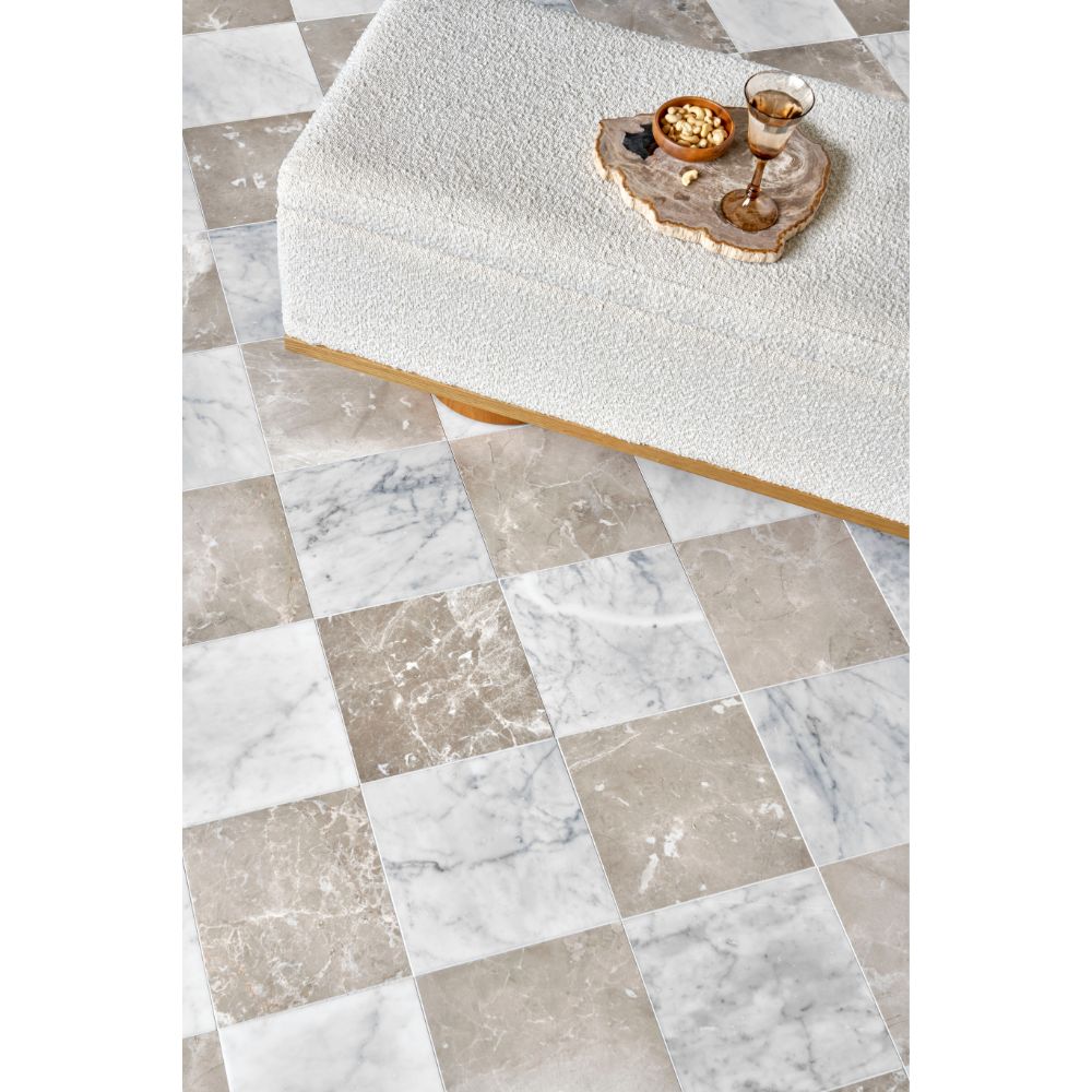 Stone Checker Pattern Checkerboard | Marble Checkerboard Tile - Architessa