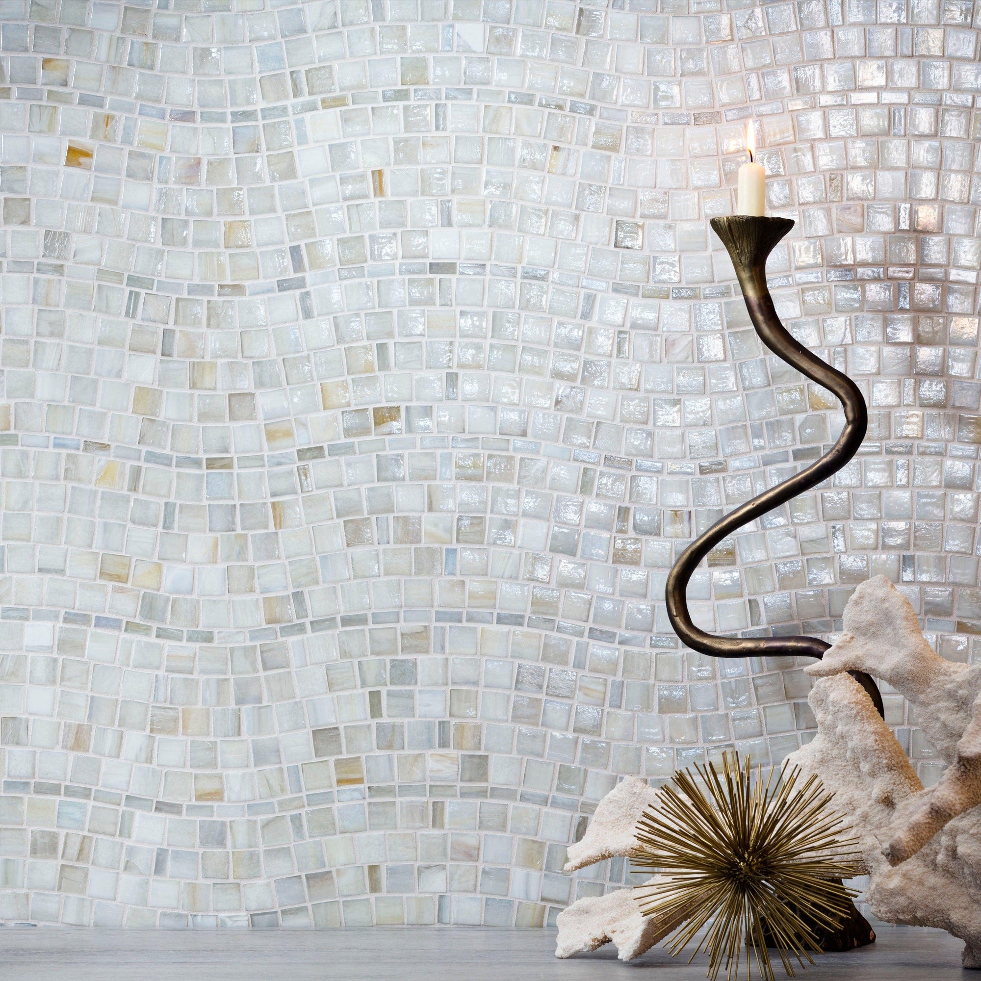 Limestone Mosaic Stone 2x12 Chevron – Artistic Tile